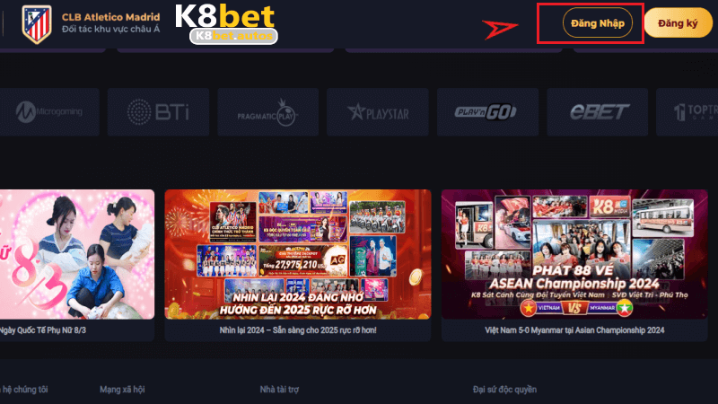 đăng nhập k8bet chính là bước đầu tiên không thể thiếu